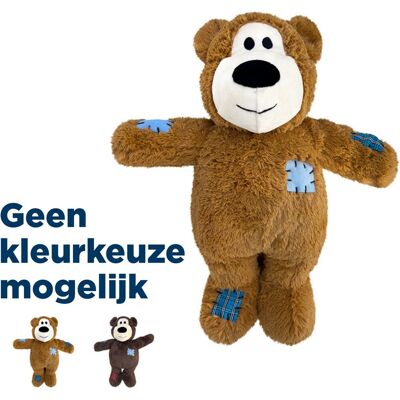 Kong knots bear jumbo - knuffel - 21.6x12.7x25.4 cm assorti jumbo xl Kong knots bear jumbo - knuffel - 21.6x12.7x25.4 cm assorti jumbo xl