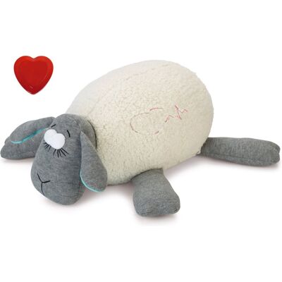 Beeztees puppy heartbeat - puppyknuffel - puppy speelgoed - hondenknuffel voor puppy - knuffel met hartslag - wit/grijs - 35x20x14 cm Beeztees puppy heartbeat - puppyknuffel - puppy speelgoed - hondenknuffel voor puppy - knuffel met hartslag - wit/grijs - 35x20x14 cm