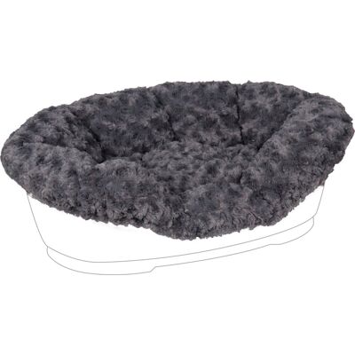 Cuddly Grijze Huisdierbedhoes - 80/90cm - Huisdierbedhoes Cuddly Grijze Huisdierbedhoes - 80/90cm - Huisdierbedhoes