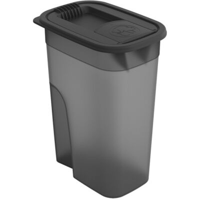Rotho flo pet food container 4,1l antraciet transparant Rotho flo pet food container 4,1l antraciet transparant