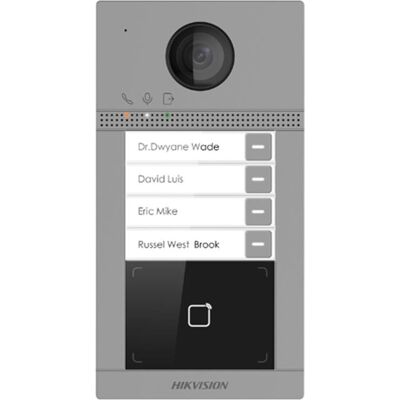 Hikvision DS-KV8413-WME1 - Buiten videointercom met 2MP camera Hikvision DS-KV8413-WME1 - Buiten videointercom met 2MP camera