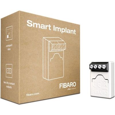 Fibaro smart implant - z-wave plus - universele z-wave sensor Fibaro smart implant - z-wave plus - universele z-wave sensor