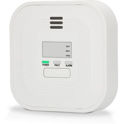 Alecto coa4010 koolmonoxidemelder met 10 jaar sensor en display - voldoet aan europese norm en50291 - wit Alecto coa4010 koolmonoxidemelder met 10 jaar sensor en display - voldoet aan europese norm en50291 - wit