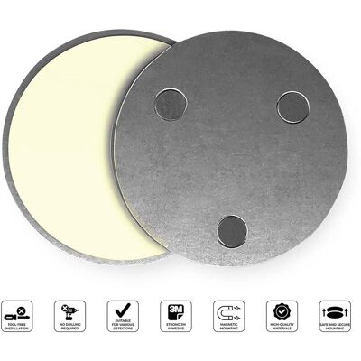 Alecto magnetische montageset voor rookmelders en koolmonoxidemelders - ophangen zonder boren - smk10 Alecto magnetische montageset voor rookmelders en koolmonoxidemelders - ophangen zonder boren - smk10