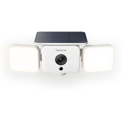 Reolink solar floodlight cam - draadloze buitencamera met schijnwerper - solarease™-opladen - geluids- & lichtalarm - slimme detectie - wifi 6 Reolink solar floodlight cam - draadloze buitencamera met schijnwerper - solarease™-opladen - geluids- & lichtalarm - slimme detectie - wifi 6
