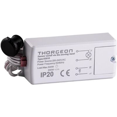 Enzo Thorgeon bewegingsmelder inbouw mini ir handbeweging 6cm - 3900532 Enzo Thorgeon bewegingsmelder inbouw mini ir handbeweging 6cm - 3900532