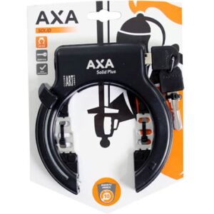 AXA Ringslot solid plus zwart (op kaart) Zwart AXA Ringslot solid plus zwart (op kaart) Zwart