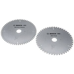 Bosch Accessoires pro wood/mm cirkelzaagbladen 216 mm 2 stuks - 2608644734 Bosch Accessoires pro wood/mm cirkelzaagbladen 216 mm 2 stuks - 2608644734