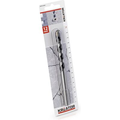 KREATOR Boor met carbide punt - 12x150mm KREATOR Boor met carbide punt - 12x150mm