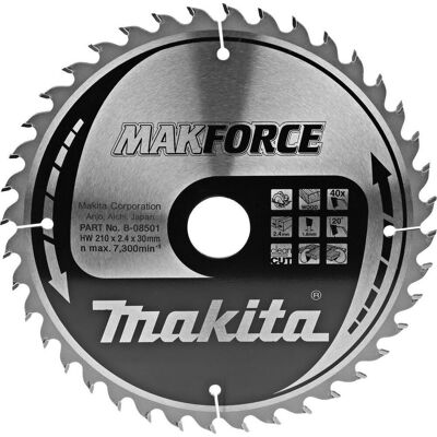 Makita B-08517 Cirkelzaagblad - Hout 40T Makita B-08517 Cirkelzaagblad - Hout 40T