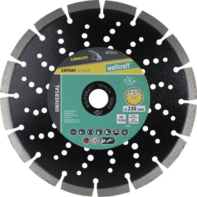 wolfcraft PRO LASER UNIVERSAL Diamantzaagblad - Diamantzaagblad wolfcraft PRO LASER UNIVERSAL Diamantzaagblad - Diamantzaagblad