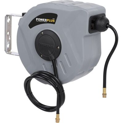 Powerplus powair0215 compressor luchtslanghaspel - max. druk: 12bar - lengte 10m - automatische oproller Powerplus powair0215 compressor luchtslanghaspel - max. druk: 12bar - lengte 10m - automatische oproller