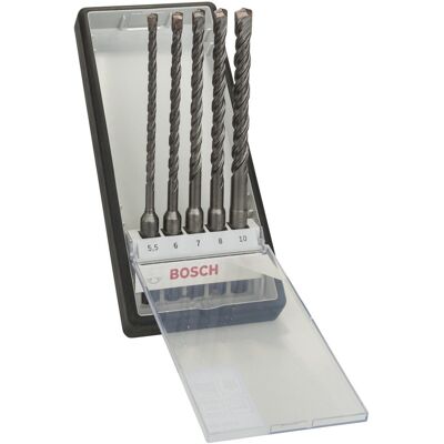 Bosch Carbide Hamerboor Set SDS-PLUS 5-delig - Booraccessoires Bosch Carbide Hamerboor Set SDS-PLUS 5-delig - Booraccessoires