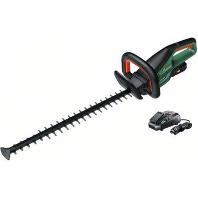 Bosch universalhedgecut 18v-48 heggenschaar 1 x 2,5 ah accu + snellader Bosch universalhedgecut 18v-48 heggenschaar 1 x 2,5 ah accu + snellader