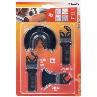 KWB PROFI multifunctioneel gereedschap - Blade set KWB PROFI multifunctioneel gereedschap - Blade set