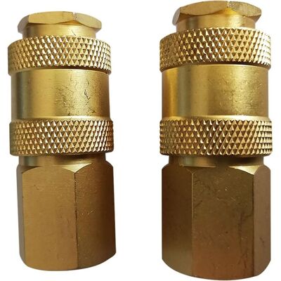 PowerPlus Model POWair0255 Set van Universele Luchtkoppelingen van Messing PowerPlus Model POWair0255 Set van Universele Luchtkoppelingen van Messing