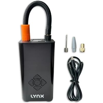 Lynx accu luchtpomp draagbare mini compressor e-blow 3 ZWART Lynx accu luchtpomp draagbare mini compressor e-blow 3 ZWART