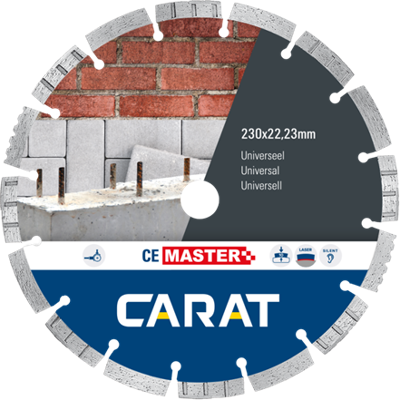 Carat Diamantzaagblad 230 x22.23 universeel ce master Carat Diamantzaagblad 230 x22.23 universeel ce master