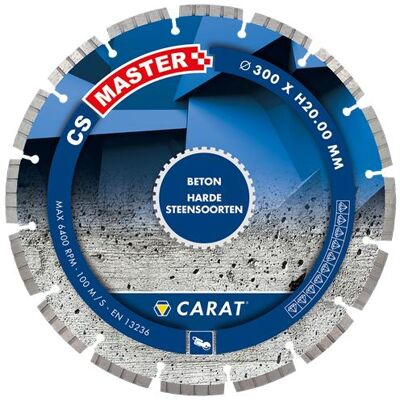 Carat Diamantzaagblad ø350x20 cs master beton watergekoeld Carat Diamantzaagblad ø350x20 cs master beton watergekoeld