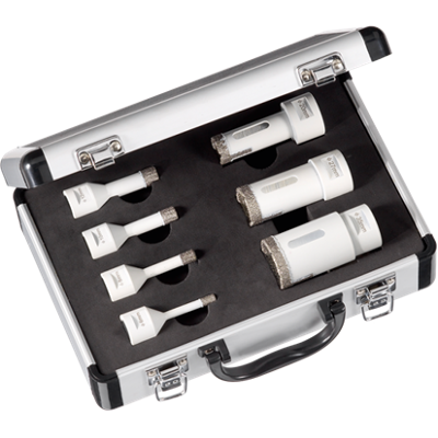 Carat EHSSET02NF Diamantboor Set - 20/27/35/55/72mm - Voor Tegels & Natuursteen Carat EHSSET02NF Diamantboor Set - 20/27/35/55/72mm - Voor Tegels & Natuursteen