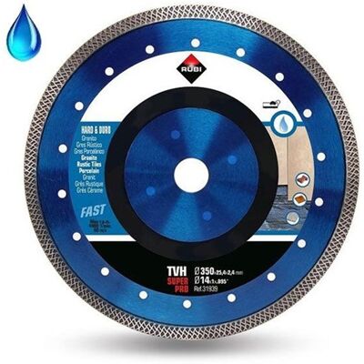 Rubi diamantschijf turbo viper (tva) 350 x 2,4 x 25,4 mm - 31939 Rubi diamantschijf turbo viper (tva) 350 x 2,4 x 25,4 mm - 31939