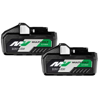 HIKOKI 375575 Pakket van 2 Multi Volt batterijen - 36V 4,0Ah / 18V 8,0Ah Li-Ion HIKOKI 375575 Pakket van 2 Multi Volt batterijen - 36V 4,0Ah / 18V 8,0Ah Li-Ion