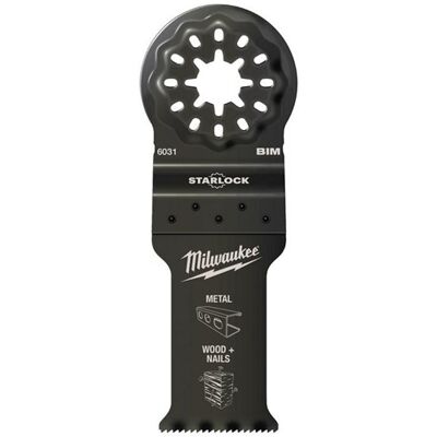 Milwaukee 28mm Multi Materiaal Bi-Metalen Zaagblad - Voor Hout & Metaal Milwaukee 28mm Multi Materiaal Bi-Metalen Zaagblad - Voor Hout & Metaal