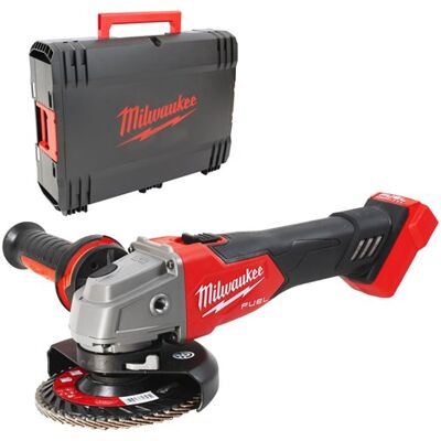 Milwaukee M18 Fuel 125mm Hoekschuurder - Compact, Borstelvrij, 8500rpm Milwaukee M18 Fuel 125mm Hoekschuurder - Compact, Borstelvrij, 8500rpm