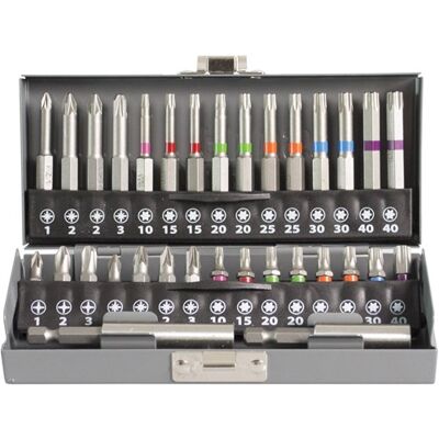 Dynaplus bitset prof 32-delig dyna kleurbandjes metalen verpakking - 8938.00.00700 Dynaplus bitset prof 32-delig dyna kleurbandjes metalen verpakking - 8938.00.00700