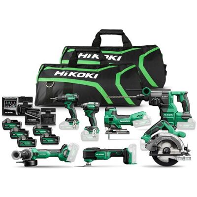 Hikoki kc18h7a 505 18v voordeelpack 7 x 18v machines 5 x 5.0 ah accu en snellader in draagtas - kc18h7a-505 Hikoki kc18h7a 505 18v voordeelpack 7 x 18v machines 5 x 5.0 ah accu en snellader in draagtas - kc18h7a-505