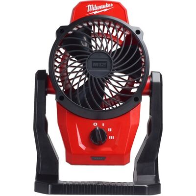 Milwaukee M12 AF-0 Compact Draadloze Ventilator - Luchtstroom 680 m³/h Milwaukee M12 AF-0 Compact Draadloze Ventilator - Luchtstroom 680 m³/h