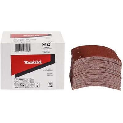 Makita Accessoires Makita p-42472 schuurvel k180 114x102 red Makita Accessoires Makita p-42472 schuurvel k180 114x102 red