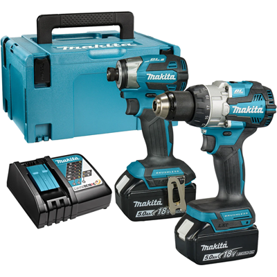 Makita dlx2528tj accu combiset 2-delig (dhp489 + dtd173) 18v 5.0ah in mbox Makita dlx2528tj accu combiset 2-delig (dhp489 + dtd173) 18v 5.0ah in mbox