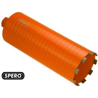 Spero 112mm droog unc softimpact beton diamantboor premium l:350mm - sft-112 Spero 112mm droog unc softimpact beton diamantboor premium l:350mm - sft-112