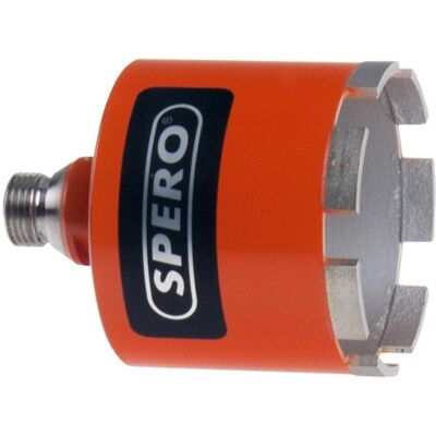 Spero 82mm diamant dozenboor 6 segmenten nat - s292082 Spero 82mm diamant dozenboor 6 segmenten nat - s292082