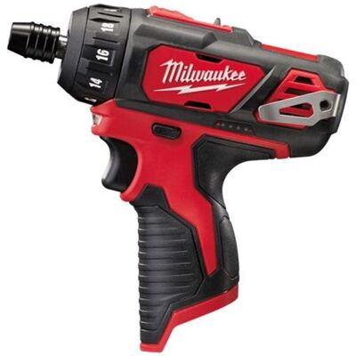 Milwaukee M12BD-0 Compact 12V Schroefboormachine - Max 30Nm Milwaukee M12BD-0 Compact 12V Schroefboormachine - Max 30Nm