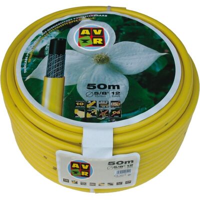 Talen Tools - tuinslang - getricoteerd - high twist resistant - 1 inch - 50 meter - geel Talen Tools - tuinslang - getricoteerd - high twist resistant - 1 inch - 50 meter - geel