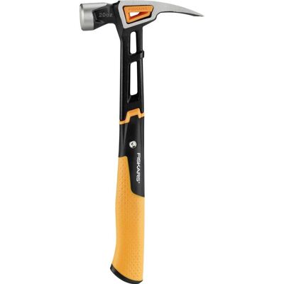 Fiskars isocore - timmermanshamer - l - schokabsorberend - magnetische nagelhouder Fiskars isocore - timmermanshamer - l - schokabsorberend - magnetische nagelhouder