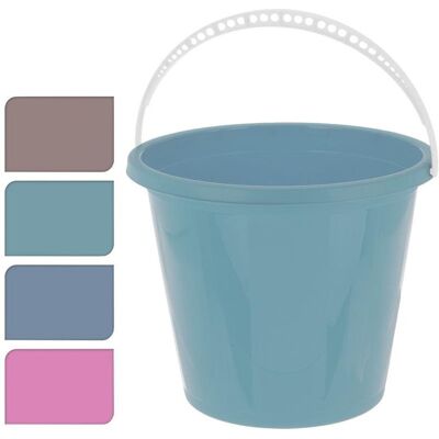 Basic Emmer met stevig handvat 5l verschillende kleuren Basic Emmer met stevig handvat 5l verschillende kleuren