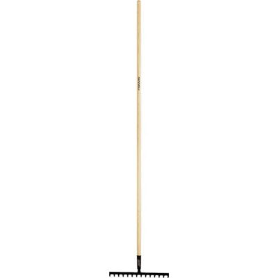 Fiskars solid houten hark met 14 tanden fsc - 1011598 Fiskars solid houten hark met 14 tanden fsc - 1011598