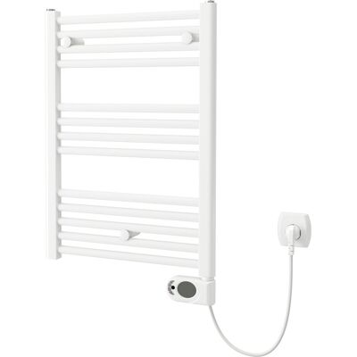 Plieger elba elektrische handdoekradiator - handdoek verwarmer - met klokthermostaat - 70.2 cm x 50 cm - 300 watt - wit Plieger elba elektrische handdoekradiator - handdoek verwarmer - met klokthermostaat - 70.2 cm x 50 cm - 300 watt - wit