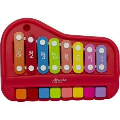 Intro Music xylofoon met piano rood Intro Music xylofoon met piano rood