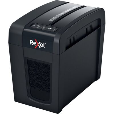 Rexel secure papierversnipperaar x6-sl - p4 snippers - tot 6 vel - 10l - zwart Rexel secure papierversnipperaar x6-sl - p4 snippers - tot 6 vel - 10l - zwart