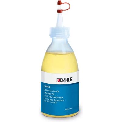 Dahle 20790 - papiervernietiger smeerolie - plantaardige basis - veilig in gebruik - flacon van 250 ml Dahle 20790 - papiervernietiger smeerolie - plantaardige basis - veilig in gebruik - flacon van 250 ml