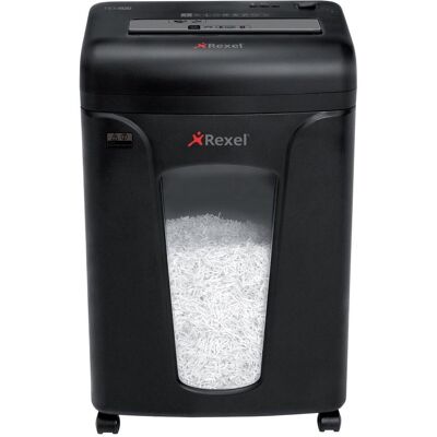 Rexel mercury rem820 papierversnipperaar - p5 microsnippers - tot 8 vel - 21l - zwart Rexel mercury rem820 papierversnipperaar - p5 microsnippers - tot 8 vel - 21l - zwart