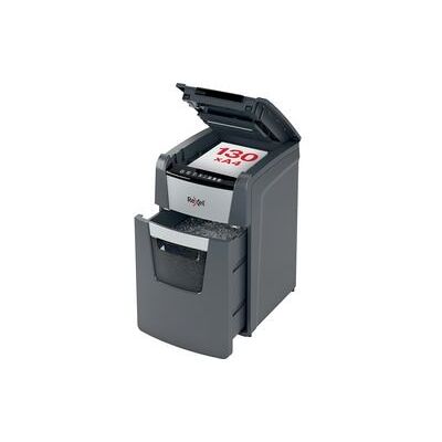 Rexel optimum auto+130m fluisterstille papierversnipperaar - p5 microsnippers - automatische invoer tot 130 vel - 44l - zwart Rexel optimum auto+130m fluisterstille papierversnipperaar - p5 microsnippers - automatische invoer tot 130 vel - 44l - zwart