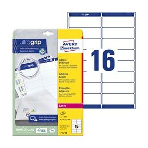 Adresetiketten Avery 640 stuks wit Adresetiketten Avery 640 stuks wit