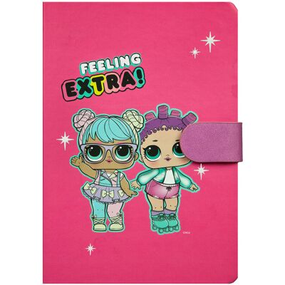 Undercover Notitieboek l.o.l. suprise met magnetische sluiting Multi kleuren Undercover Notitieboek l.o.l. suprise met magnetische sluiting Multi kleuren