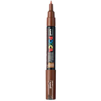 Uni Posca verfmarker 1mc bruin - conische punt - 1 mm Bruin Uni Posca verfmarker 1mc bruin - conische punt - 1 mm Bruin