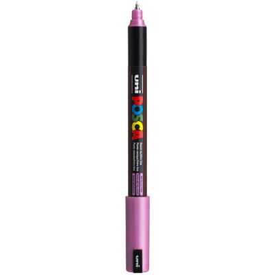 Uni Posca marker pc-1mr metallic roze - extra fine 0,7mm Metallicroze Uni Posca marker pc-1mr metallic roze - extra fine 0,7mm Metallicroze